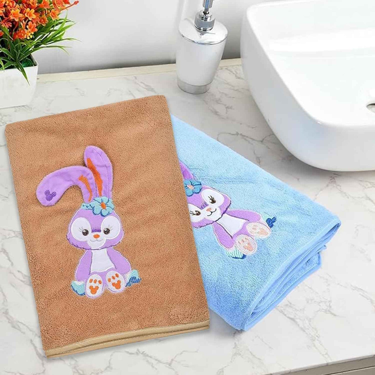 Microfiber Kids Bath Towels Quick Dry Super Absorbent Super Soft Bath Towel for Babies Toddler-Baby Towel for Boys and Girls (Green, Pack of 1)