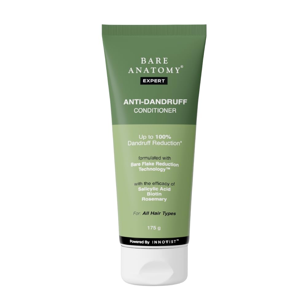 Bare Anatomy Anti Dandruff | Reduces Up To 100% Strengthens Hair|Derma Approved Shampoo With Salicylic Acid & Biotin|Helps Remove Flakes And Itching| Shampoo For All Hair Types|For Women And Men|100Ml - The Everyday Empress
