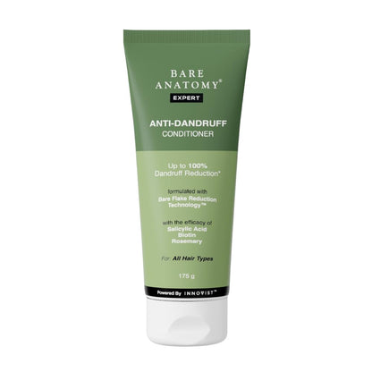 Bare Anatomy Anti Dandruff | Reduces Up To 100% Strengthens Hair|Derma Approved Shampoo With Salicylic Acid & Biotin|Helps Remove Flakes And Itching| Shampoo For All Hair Types|For Women And Men|100Ml - The Everyday Empress