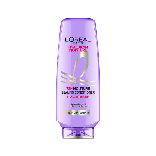 L'Oreal Paris Fresh Hyaluron Moisture 72HR Moisture Sealing Conditioner Powered By Hyaluronic Acid, For Frizz-Free, Hydrated And Bouncy Hair Full Of Life For All Hair Types | 175 Millilitres - The Everyday Empress