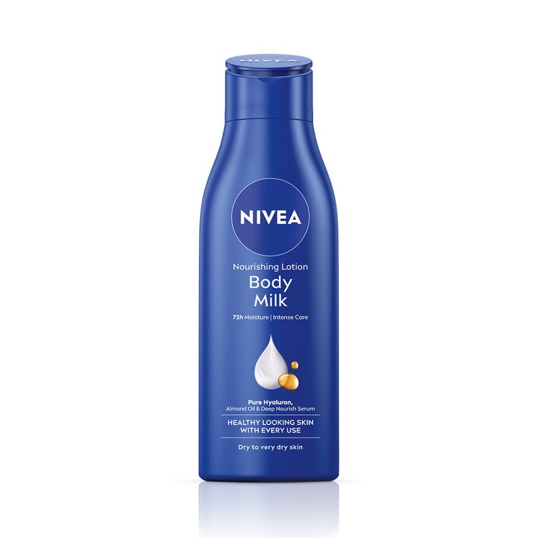 NIVEA Nourishing Body Milk 600ml Body Lotion with Hyaluronic Acid | 72Hr Hydration | Deep Moisture Care for Very Dry Skin | Enriched with Almond Oil | Smooth, Radiant & Healthy Looking Skin Care - The Everyday Empress