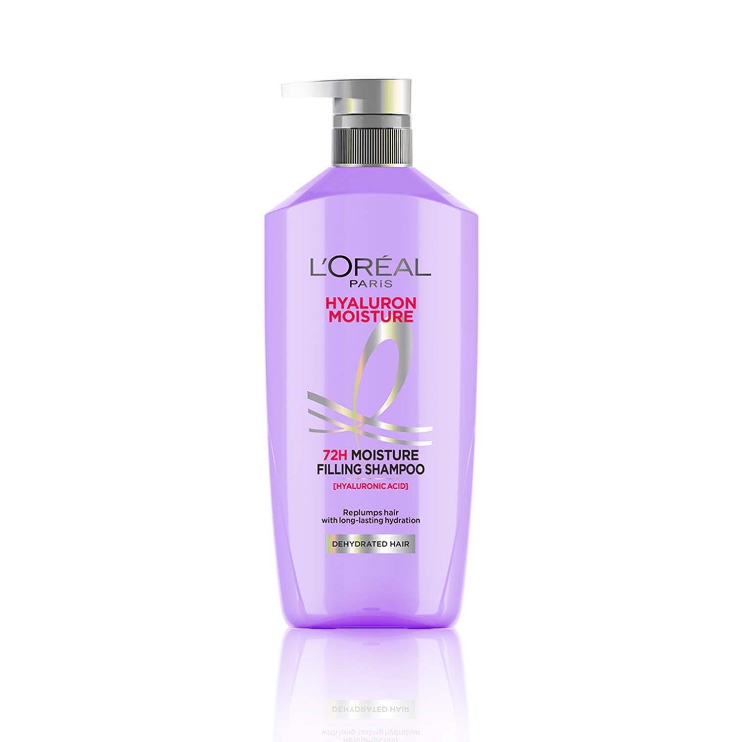 L Oréal Paris Moisture Filling Shampoo, With Hyaluronic Acid, For Dry & Dehydrated Hair, Adds Shine & Bounce, Hyaluron Moisture 72H, 340Ml. - The Everyday Empress