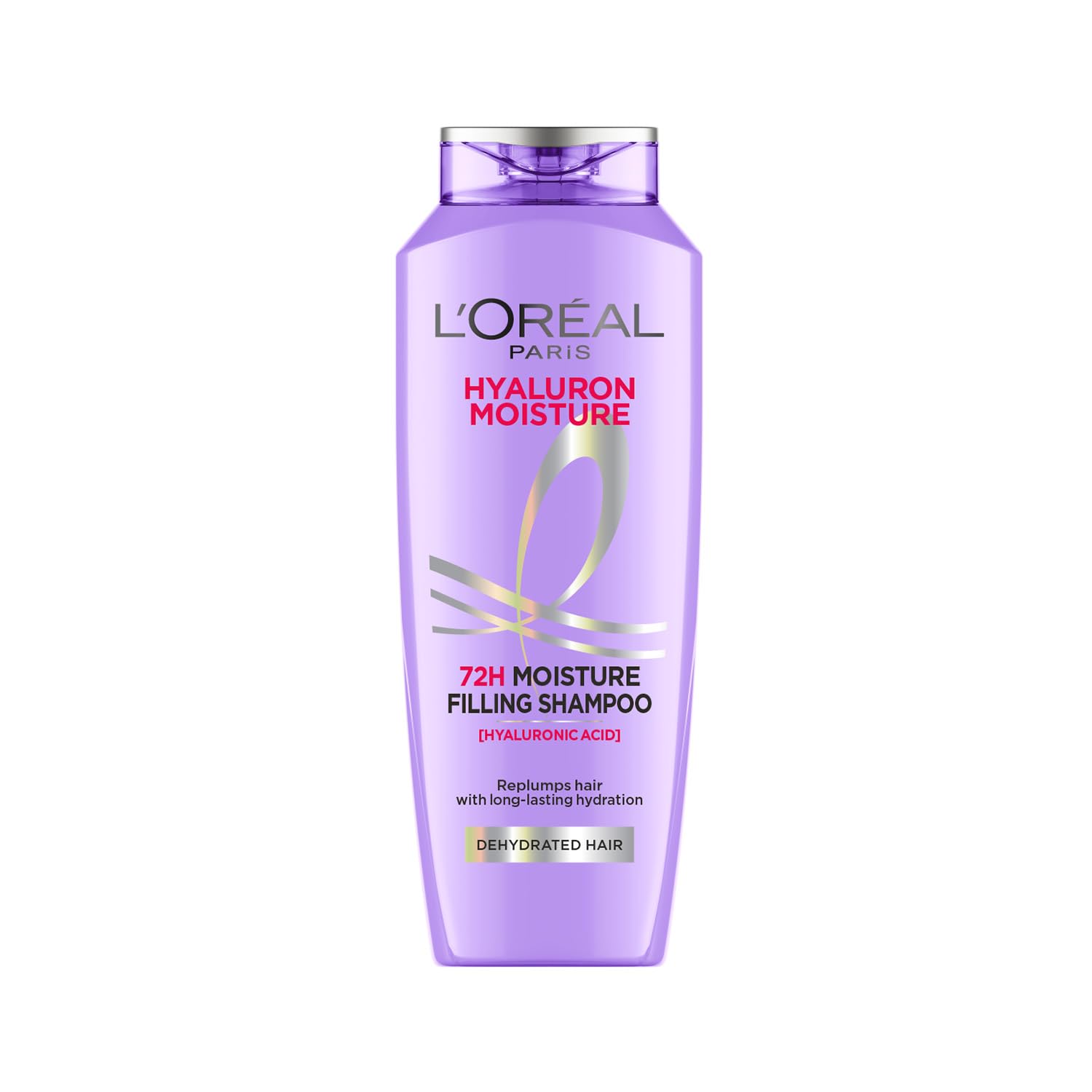 L Oréal Paris Moisture Filling Shampoo, With Hyaluronic Acid, For Dry & Dehydrated Hair, Adds Shine & Bounce, Hyaluron Moisture 72H, 340Ml. - The Everyday Empress