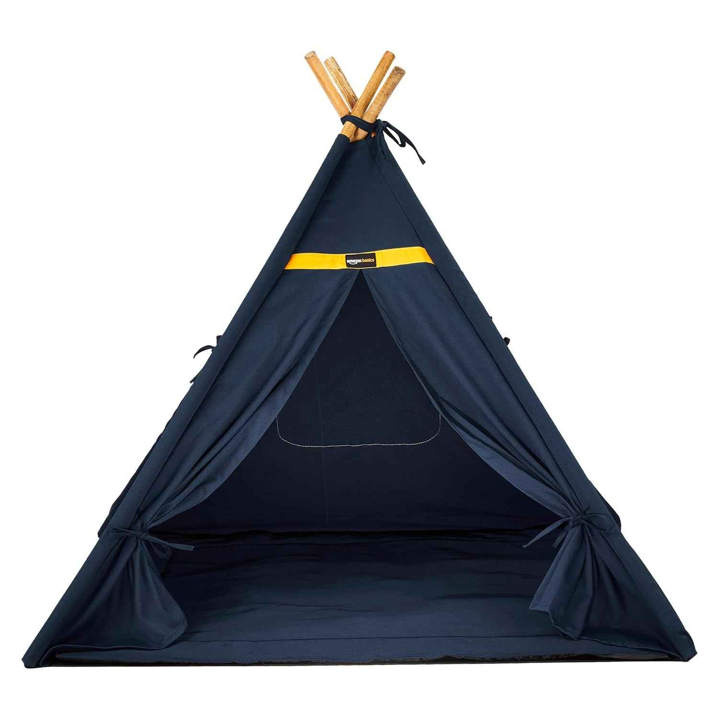 Amazon Basics Soft Pet Kennel (Large) | Pet Habitat - Multi-Color Printed | Soft & Cozy Pet Kennel (60L x 60Wx 62H Centimeters)