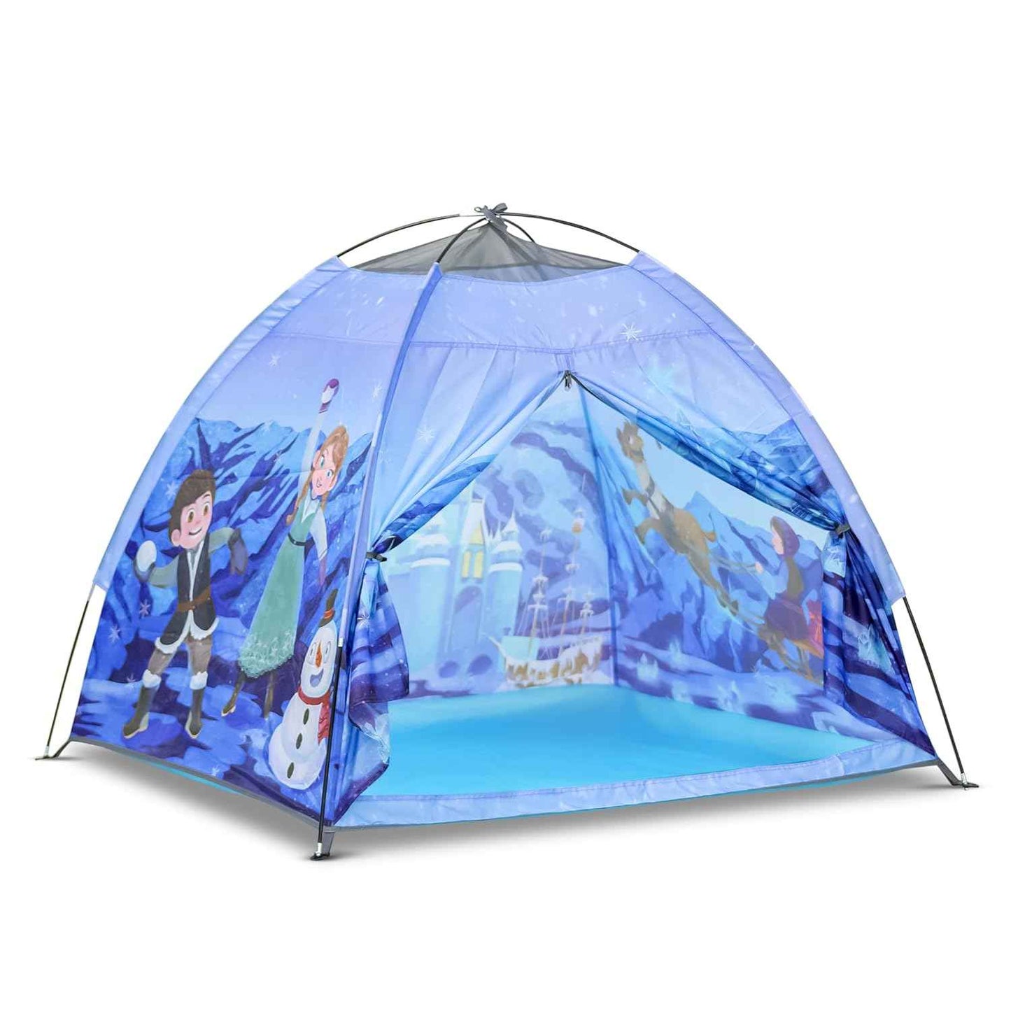Happy Bear Kids Play Tent House | Foldable & Lightweight Indoor/Outdoor Playhouse | Water-Repellent, Easy Assembly & Portable Storage Pouch | Ideal for 2+ Years Boys & Girls (Planet)