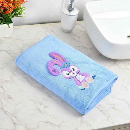 Microfiber Kids Bath Towels Quick Dry Super Absorbent Super Soft Bath Towel for Babies Toddler-Baby Towel for Boys and Girls (Green, Pack of 1)