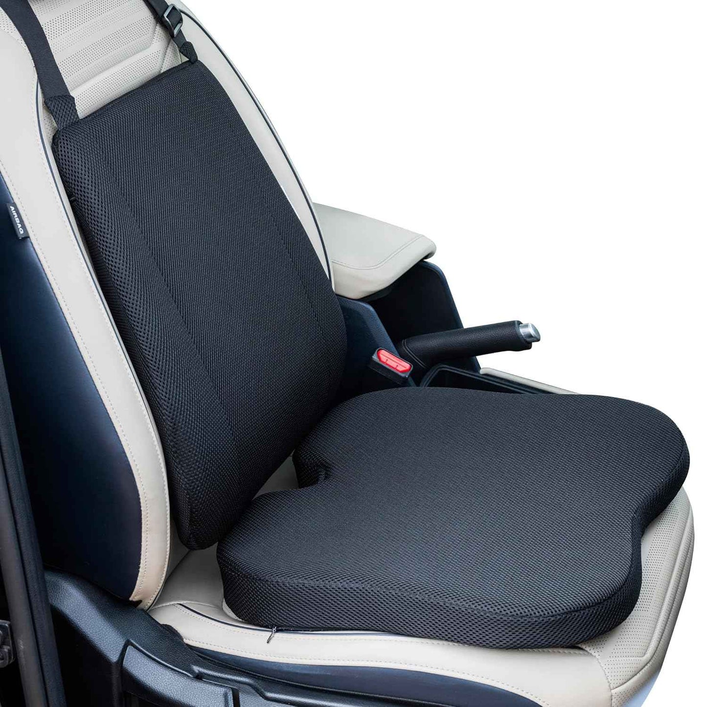 FOVERA Car Neck Rest Pillow | 2 Years Warranty | Memory Foam Neck Pillow for Car, Car Seat Head Rest Cushion for Neck & Cervical Support - Relieves Neck Pain (Medium, Black, Pack of 1)